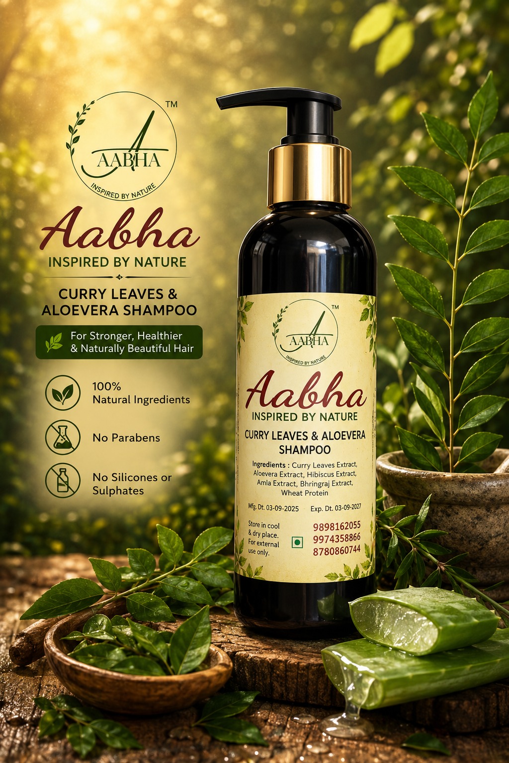 Curry & Aloevera Shampoo