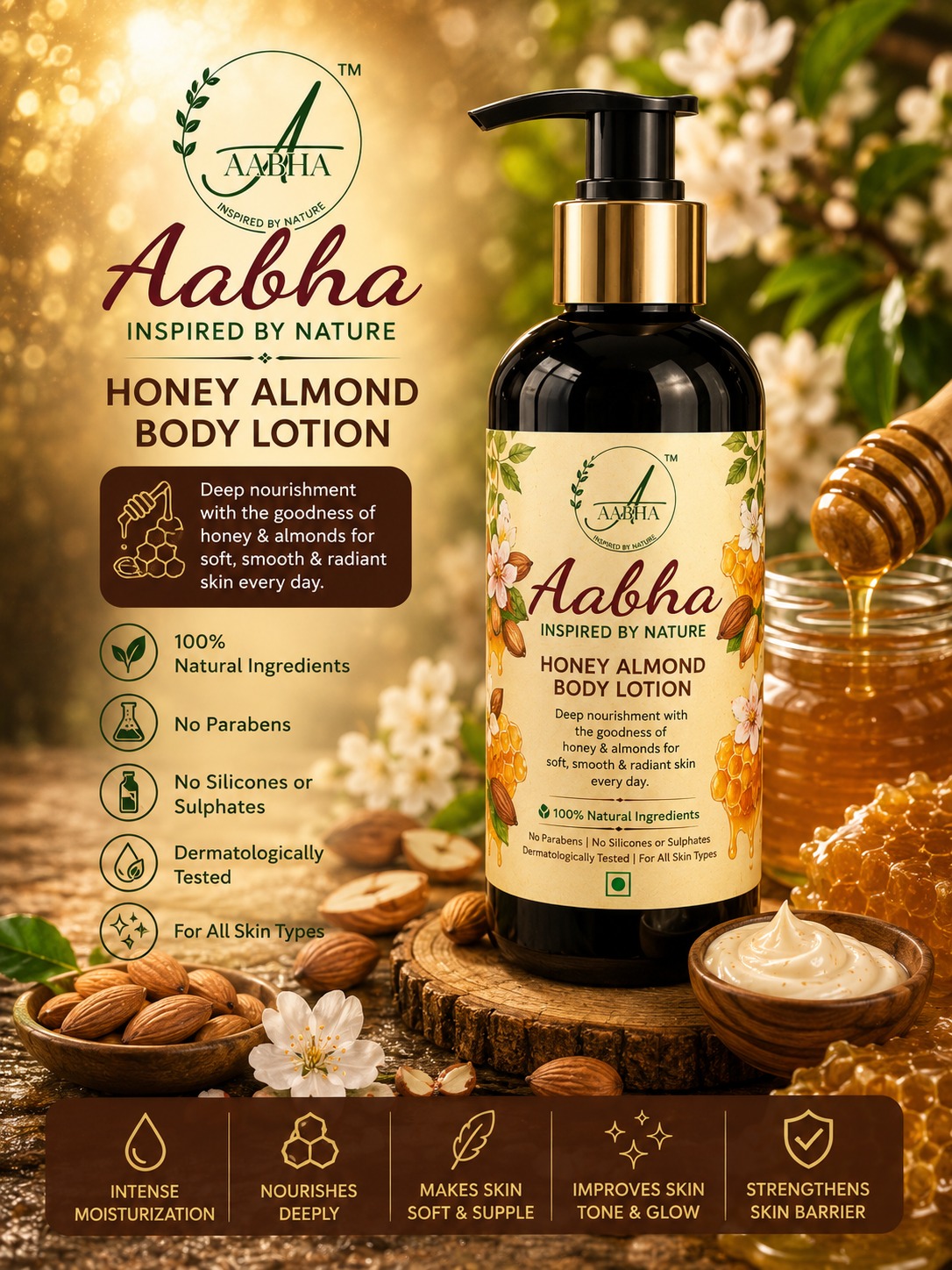Honey & Almond Lotion